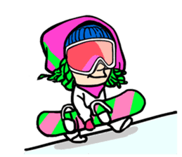 Snowboarder Heroki sticker #3554347