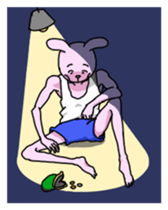 A Lean Rabbit sticker #3554383