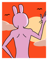 A Lean Rabbit sticker #3554393