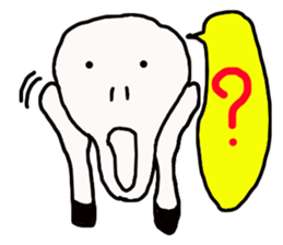 Exaggerated expression sticker sticker #3554517