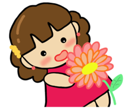 The girl loved by everyone sticker #3554758