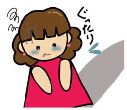 The girl loved by everyone sticker #3554772