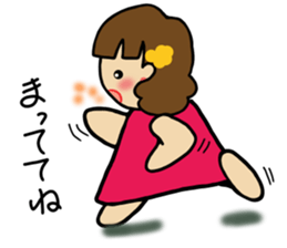 The girl loved by everyone sticker #3554773