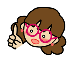 The girl loved by everyone sticker #3554775