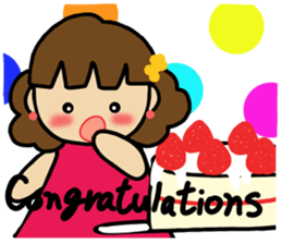 The girl loved by everyone sticker #3554776