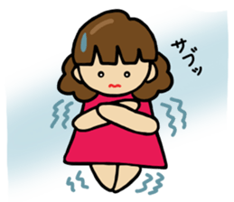 The girl loved by everyone sticker #3554781