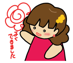 The girl loved by everyone sticker #3554782