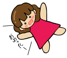 The girl loved by everyone sticker #3554784