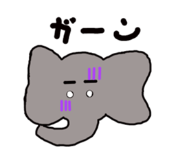 Garden of a cute animal sticker #3555245