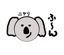 Garden of a cute animal sticker #3555273