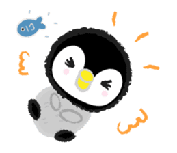 Fluffy Little Penguin sticker #3555564