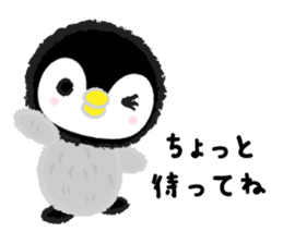 Fluffy Little Penguin sticker #3555565