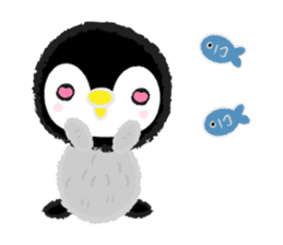 Fluffy Little Penguin sticker #3555586