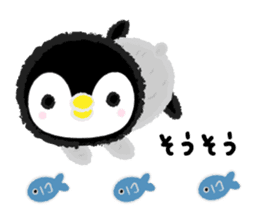 Fluffy Little Penguin sticker #3555593
