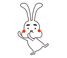 Rabbit's stamp sticker #3555717