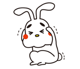 Rabbit's stamp sticker #3555724