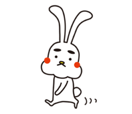 Rabbit's stamp sticker #3555725