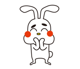 Rabbit's stamp sticker #3555727