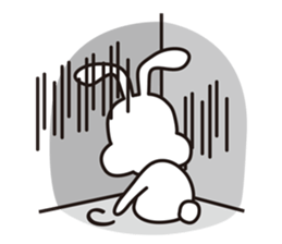 Rabbit's stamp sticker #3555728