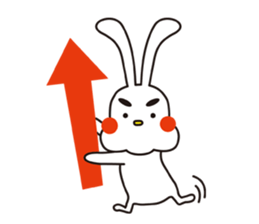 Rabbit's stamp sticker #3555734