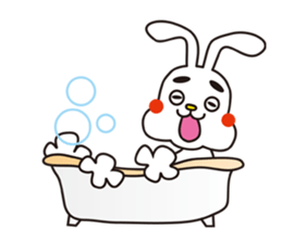 Rabbit's stamp sticker #3555740