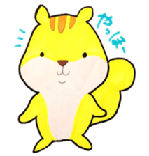pretty squirrel "Risu-bo" sticker #3556355