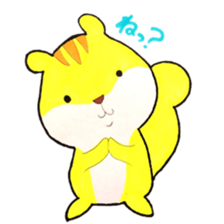 pretty squirrel "Risu-bo" sticker #3556361