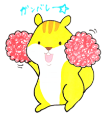 pretty squirrel "Risu-bo" sticker #3556365