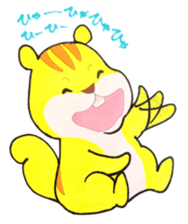 pretty squirrel "Risu-bo" sticker #3556367