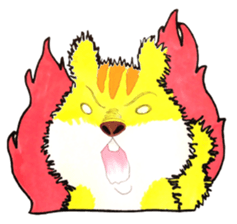 pretty squirrel "Risu-bo" sticker #3556369