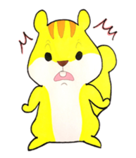 pretty squirrel "Risu-bo" sticker #3556376