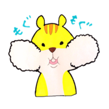 pretty squirrel "Risu-bo" sticker #3556378