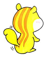 pretty squirrel "Risu-bo" sticker #3556379