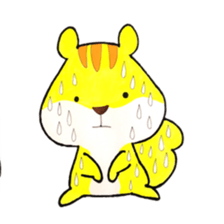 pretty squirrel "Risu-bo" sticker #3556380