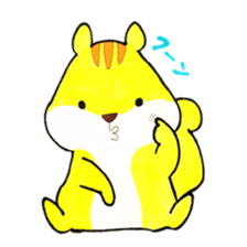 pretty squirrel "Risu-bo" sticker #3556381