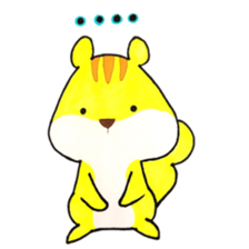 pretty squirrel "Risu-bo" sticker #3556382
