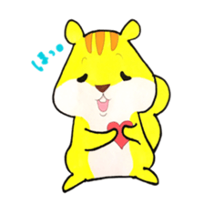 pretty squirrel "Risu-bo" sticker #3556383