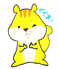 pretty squirrel "Risu-bo" sticker #3556386