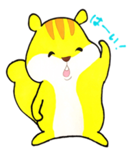 pretty squirrel "Risu-bo" sticker #3556390