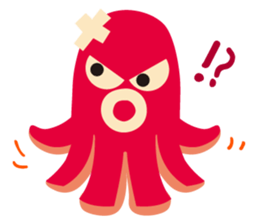 gandako Octopus-sausages characters sticker #3556400