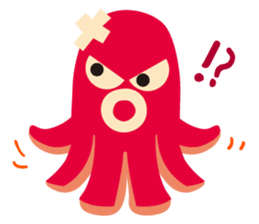 gandako Octopus-sausages characters sticker #3556400