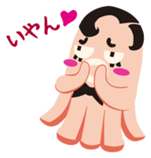 gandako Octopus-sausages characters sticker #3556402