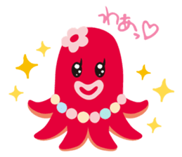 gandako Octopus-sausages characters sticker #3556409