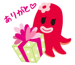 gandako Octopus-sausages characters sticker #3556412