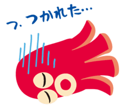 gandako Octopus-sausages characters sticker #3556415