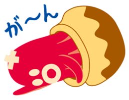 gandako Octopus-sausages characters sticker #3556417