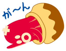gandako Octopus-sausages characters sticker #3556417