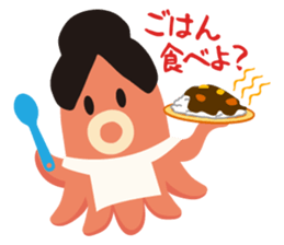 gandako Octopus-sausages characters sticker #3556425