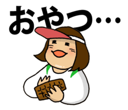 Life of tennis girls sticker #3556994