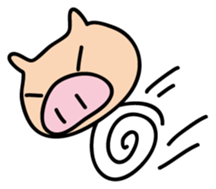 Pigs Sticker uzaboo sticker #3557466